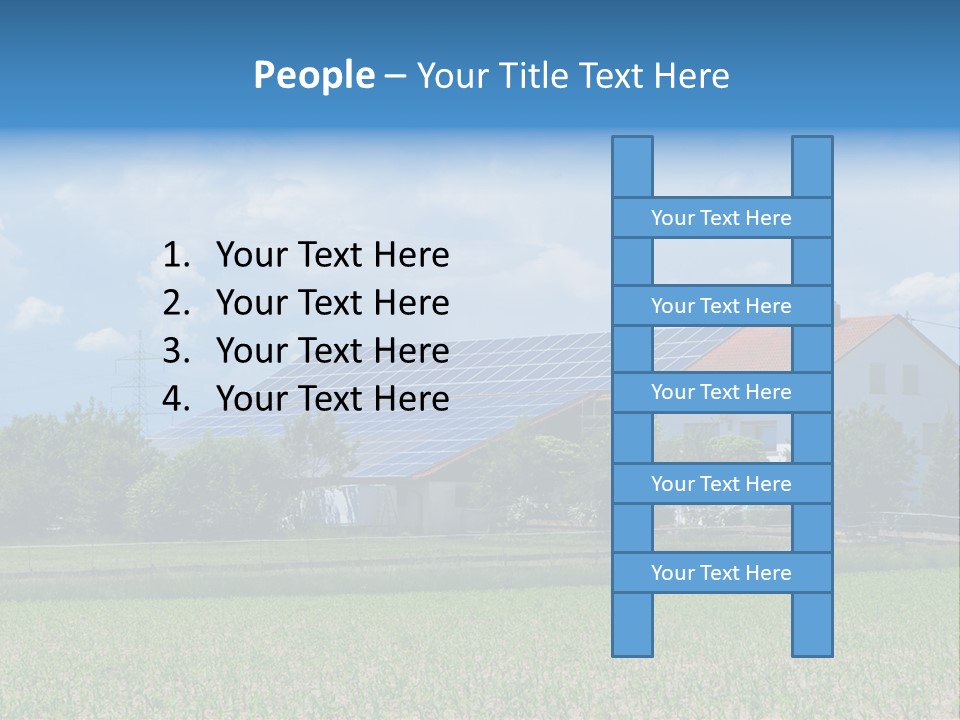 Environment Green Roof PowerPoint Template