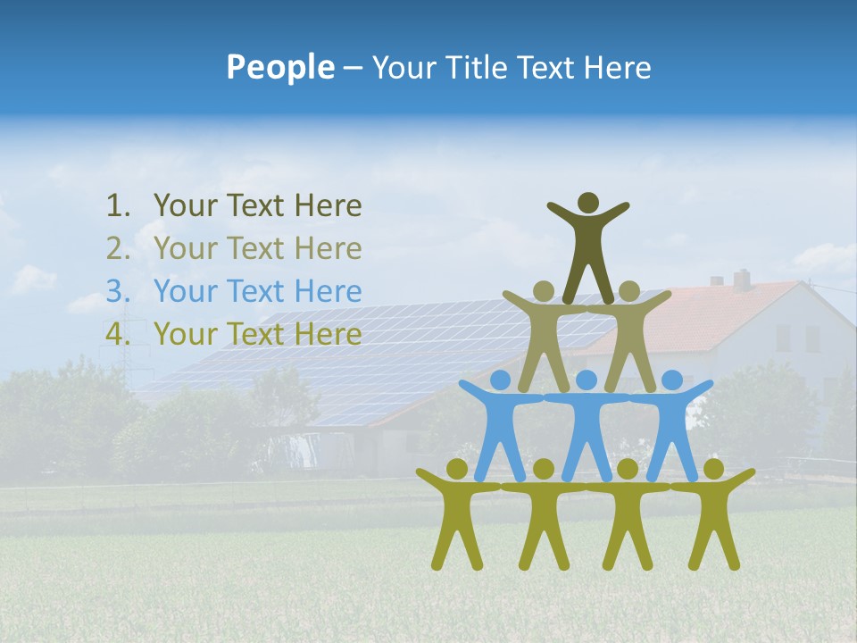 Environment Green Roof PowerPoint Template