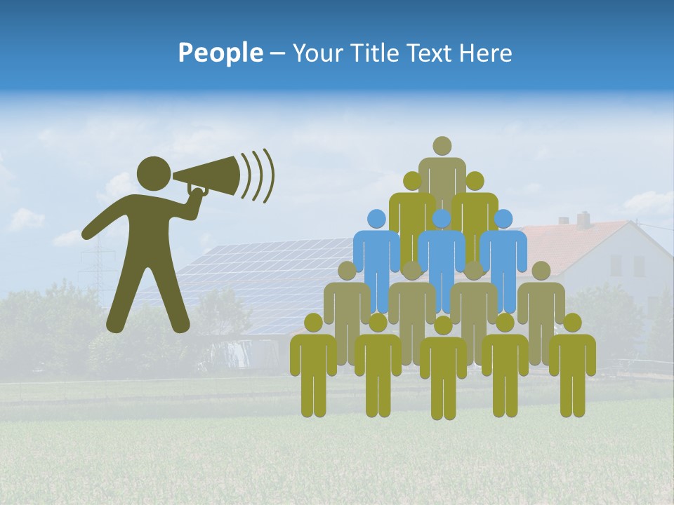 Environment Green Roof PowerPoint Template