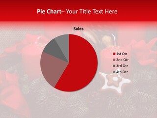 Christmastide Kindle Decoration PowerPoint Template