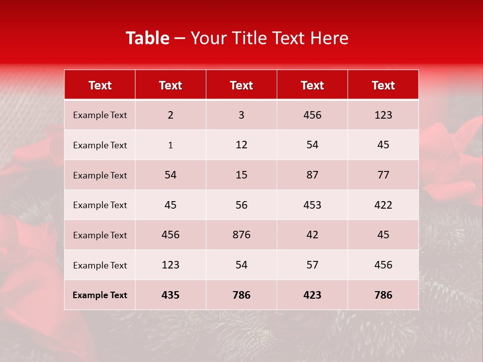 Christmastide Kindle Decoration PowerPoint Template