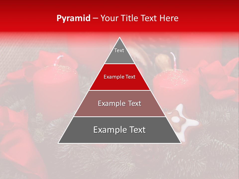 Christmastide Kindle Decoration PowerPoint Template