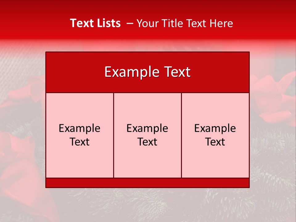 Christmastide Kindle Decoration PowerPoint Template