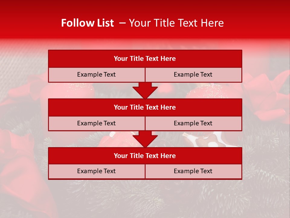 Christmastide Kindle Decoration PowerPoint Template