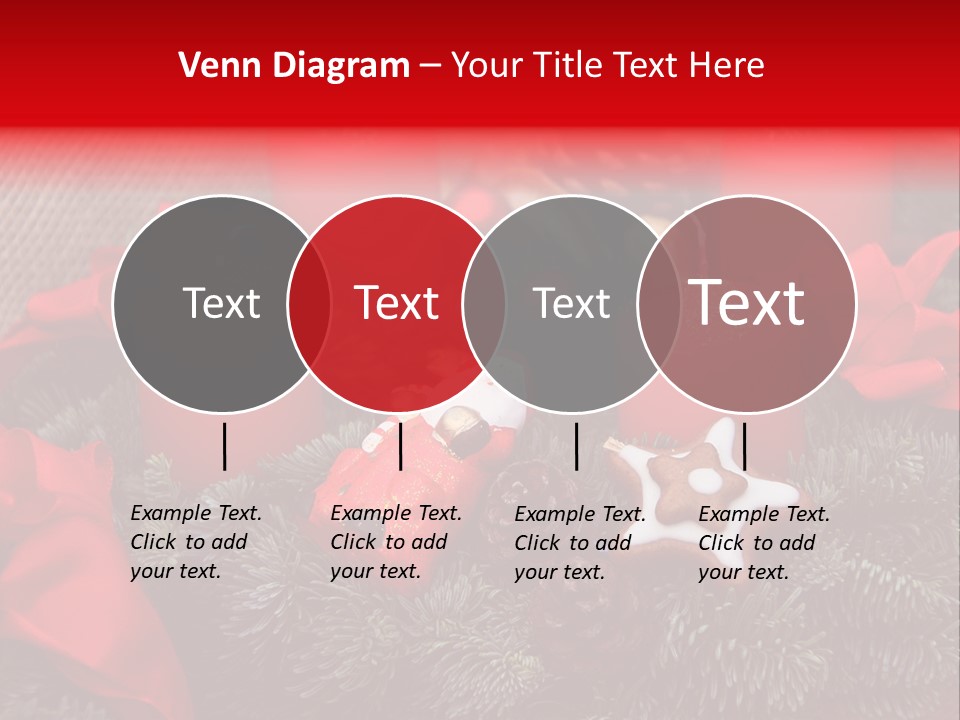 Christmastide Kindle Decoration PowerPoint Template