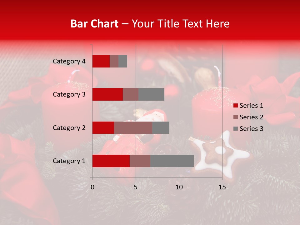 Christmastide Kindle Decoration PowerPoint Template