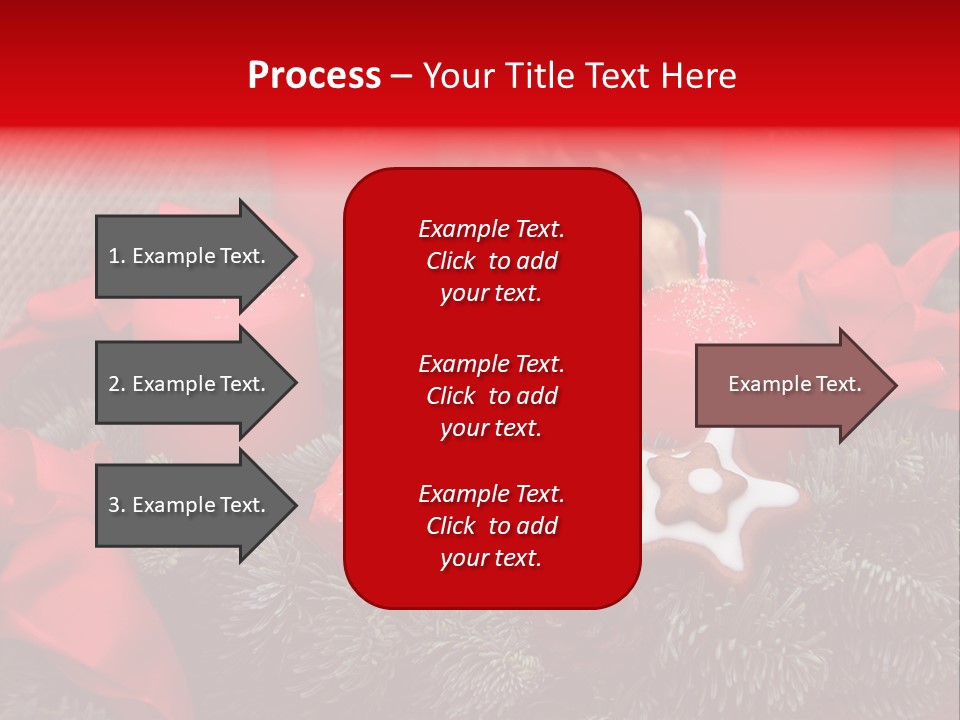Christmastide Kindle Decoration PowerPoint Template