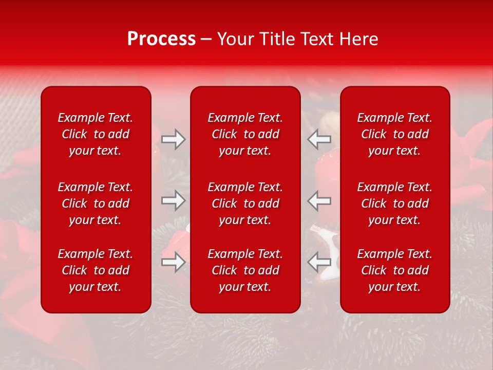 Christmastide Kindle Decoration PowerPoint Template