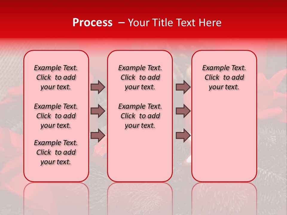 Christmastide Kindle Decoration PowerPoint Template
