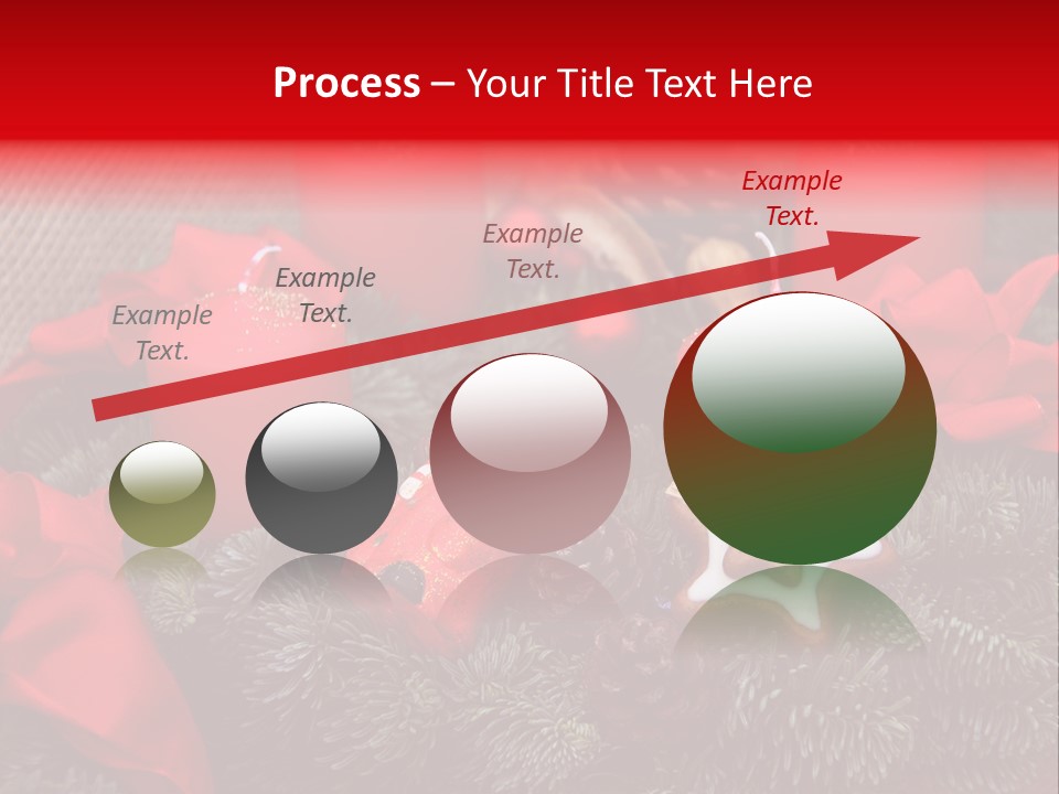 Christmastide Kindle Decoration PowerPoint Template