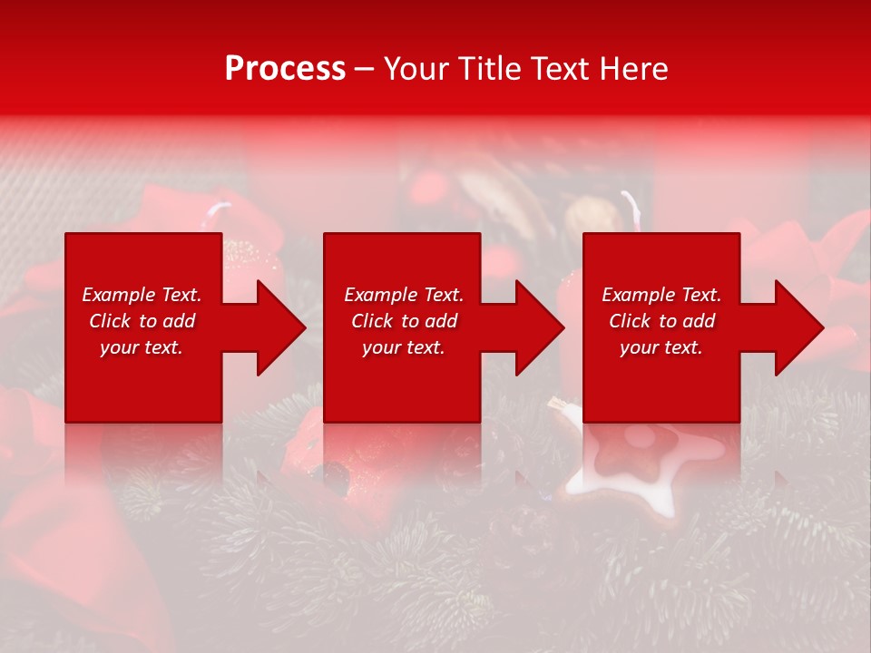 Christmastide Kindle Decoration PowerPoint Template