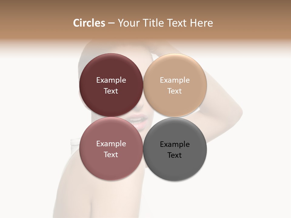 Charming Hand Background PowerPoint Template