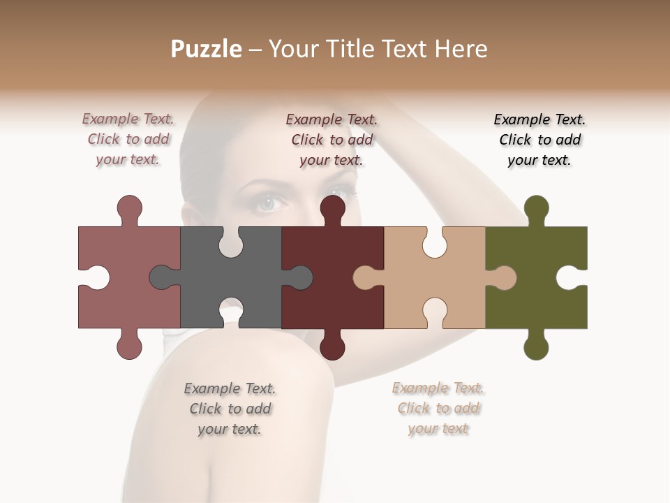 Charming Hand Background PowerPoint Template