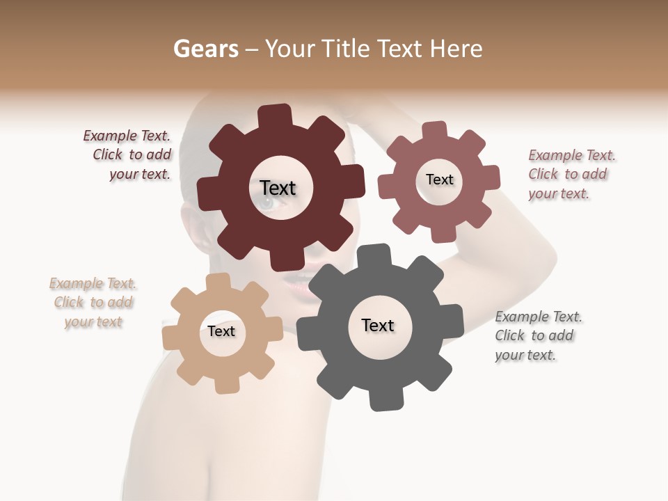 Charming Hand Background PowerPoint Template