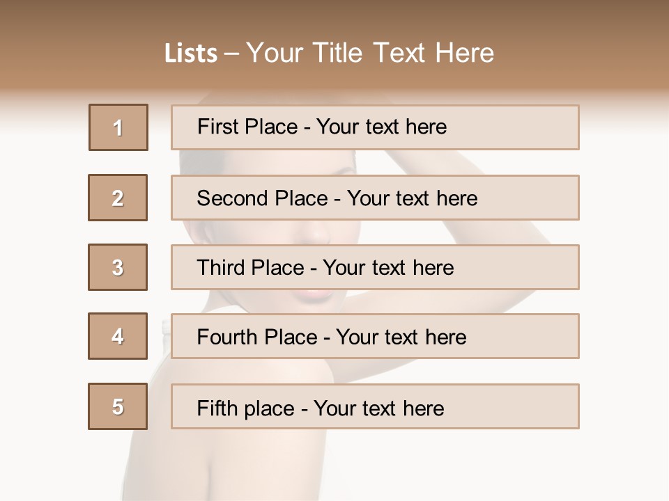 Charming Hand Background PowerPoint Template