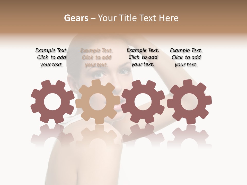 Charming Hand Background PowerPoint Template