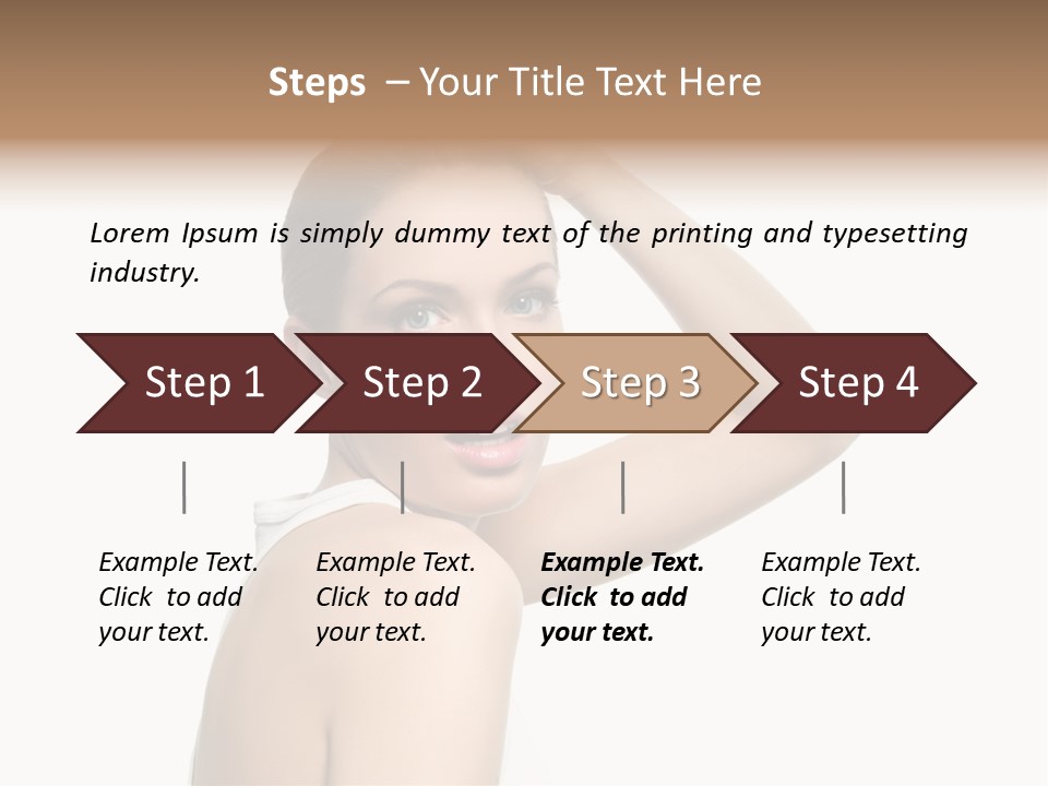 Charming Hand Background PowerPoint Template