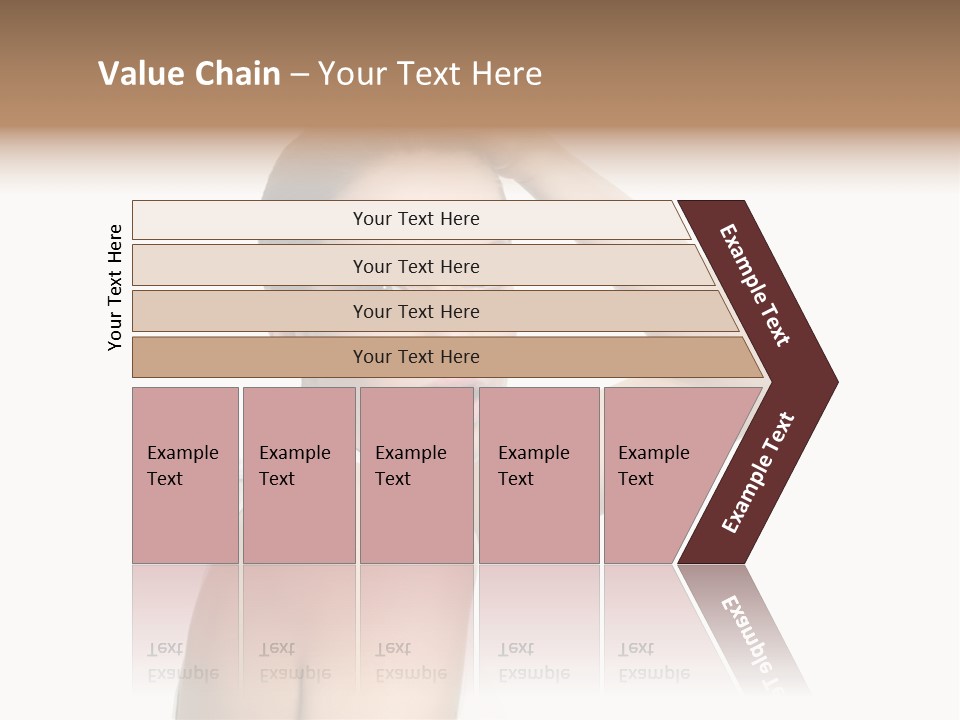 Charming Hand Background PowerPoint Template