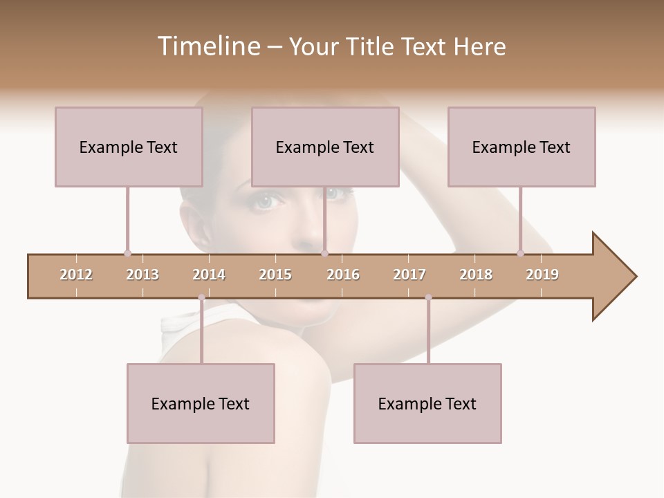 Charming Hand Background PowerPoint Template