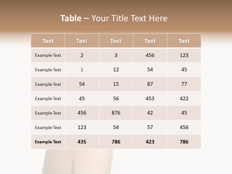 Charming Hand Background PowerPoint Template