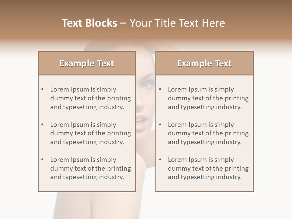 Charming Hand Background PowerPoint Template