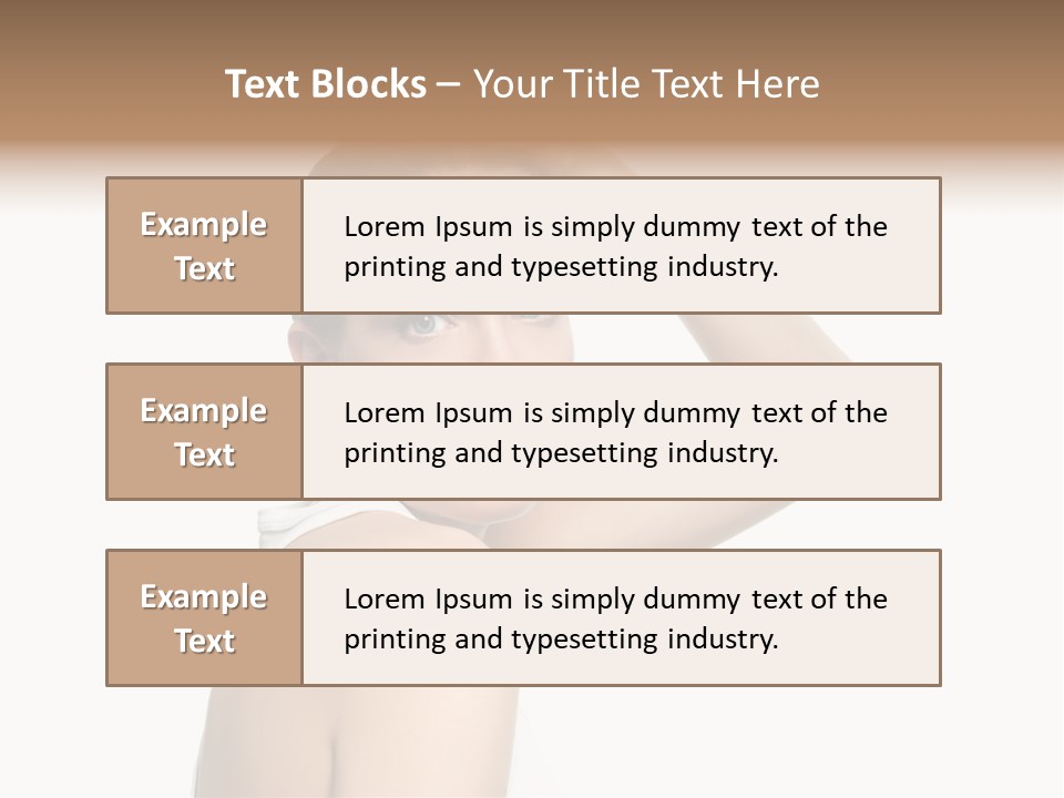 Charming Hand Background PowerPoint Template