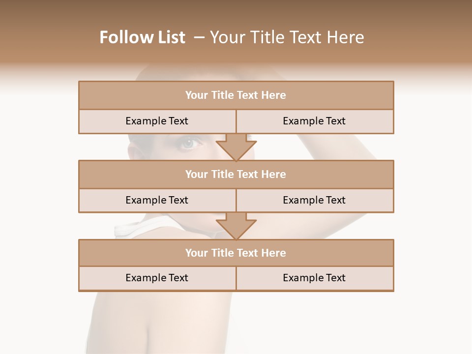 Charming Hand Background PowerPoint Template