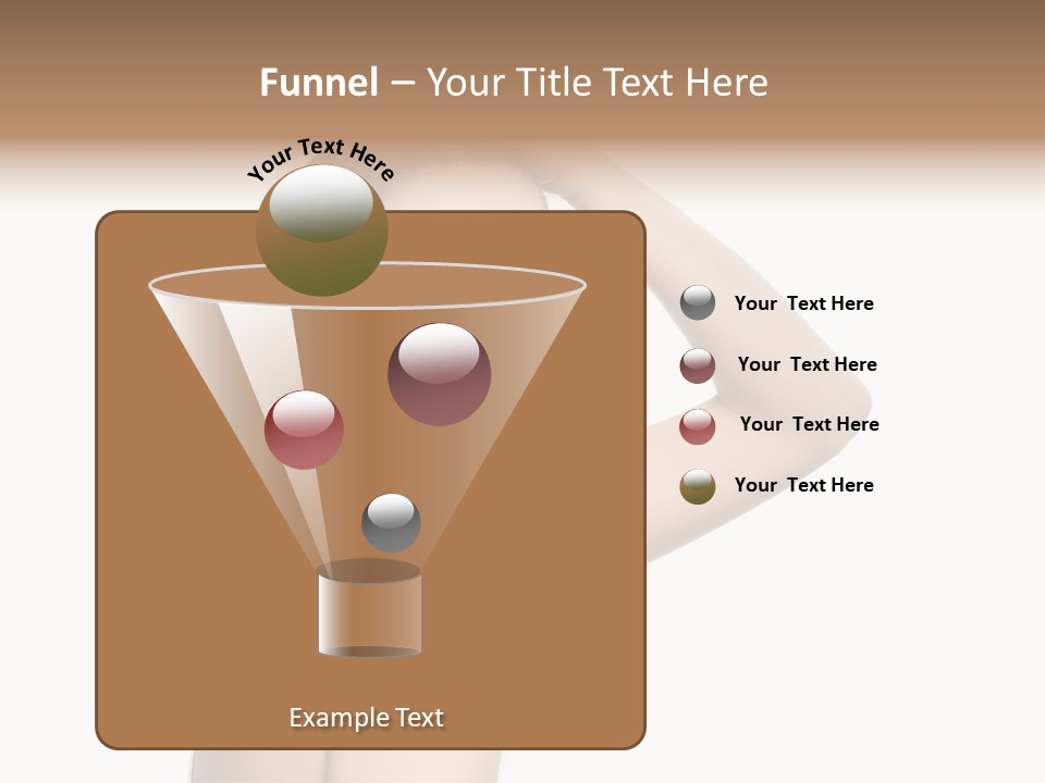 Charming Hand Background PowerPoint Template