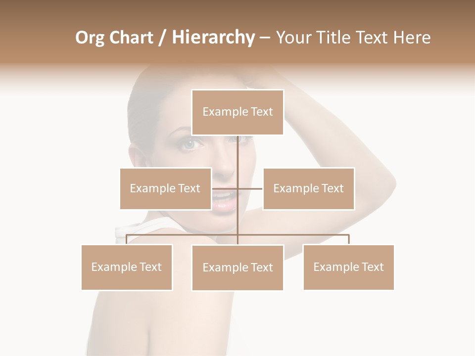 Charming Hand Background PowerPoint Template