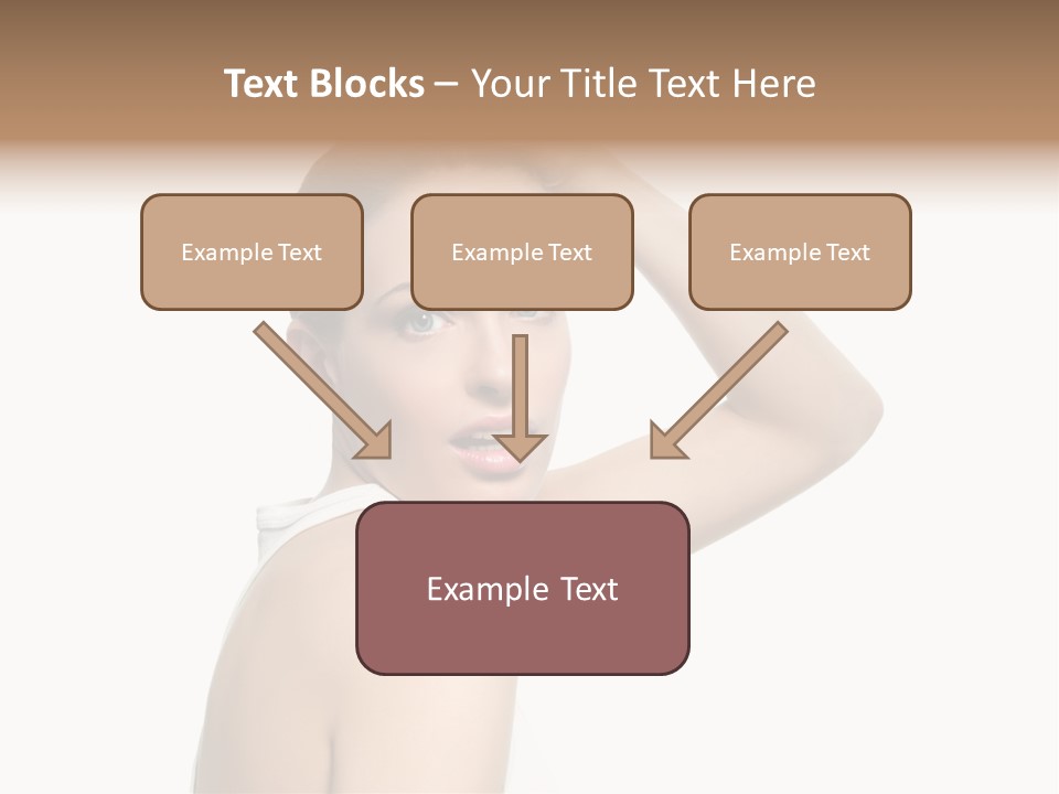 Charming Hand Background PowerPoint Template