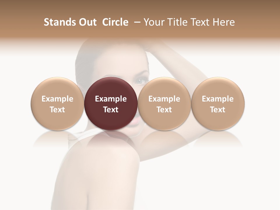 Charming Hand Background PowerPoint Template