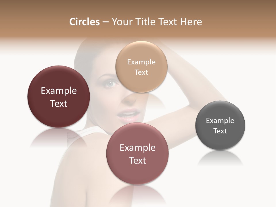 Charming Hand Background PowerPoint Template