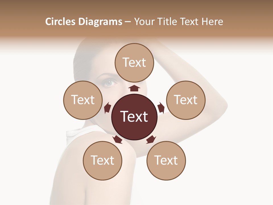 Charming Hand Background PowerPoint Template