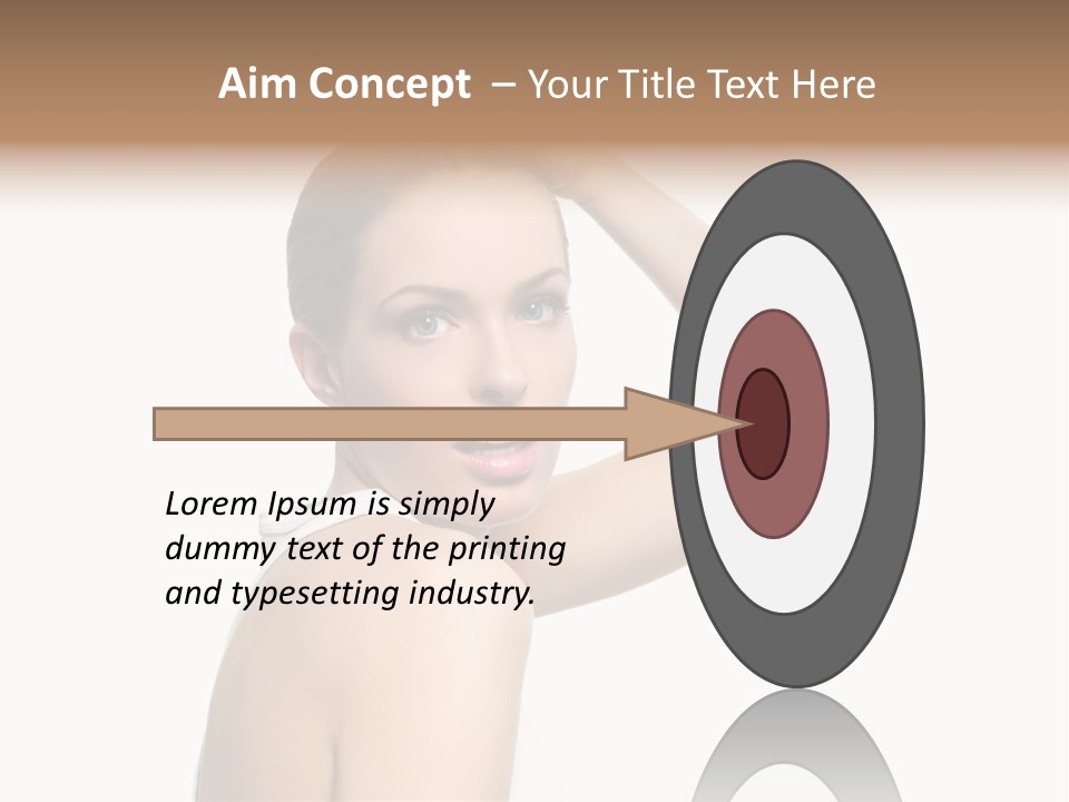 Charming Hand Background PowerPoint Template