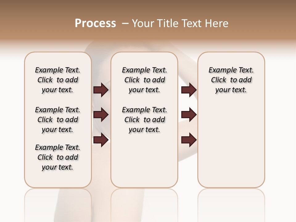 Charming Hand Background PowerPoint Template