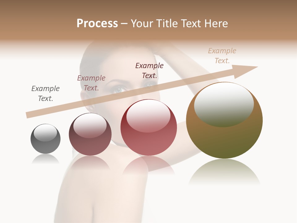 Charming Hand Background PowerPoint Template