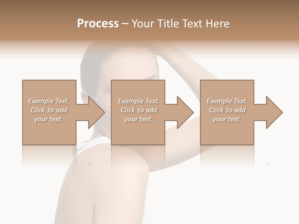 Charming Hand Background PowerPoint Template