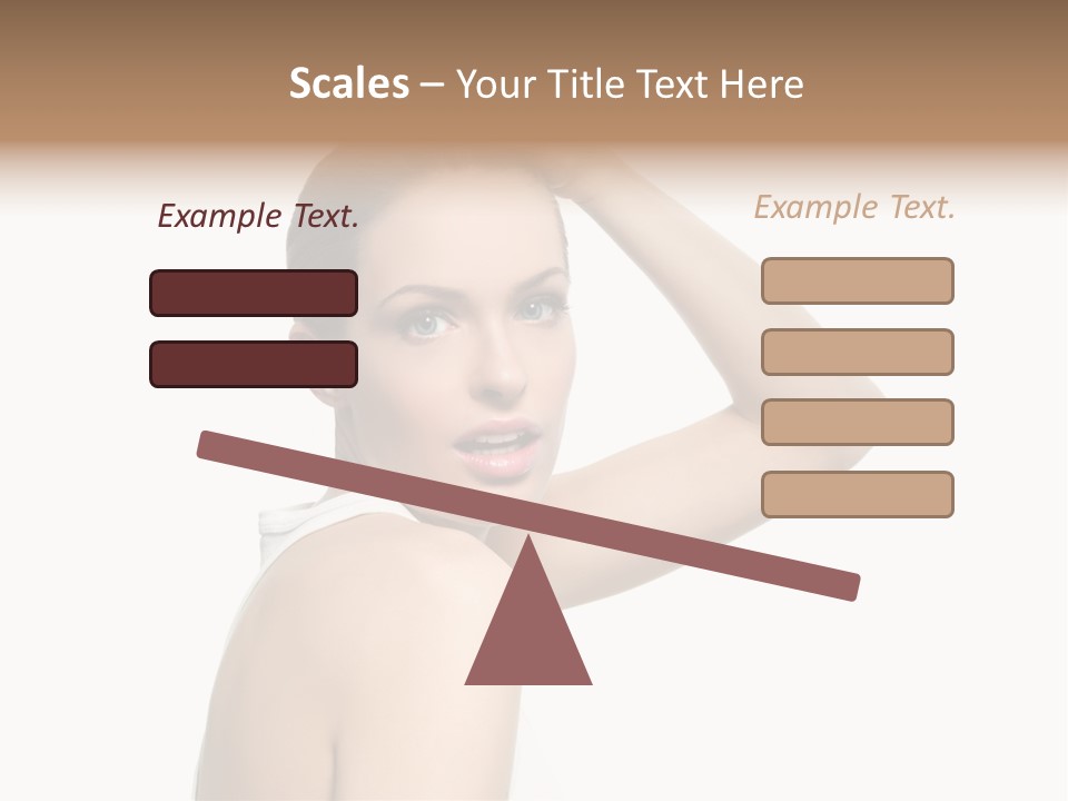 Charming Hand Background PowerPoint Template