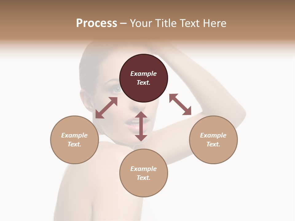 Charming Hand Background PowerPoint Template