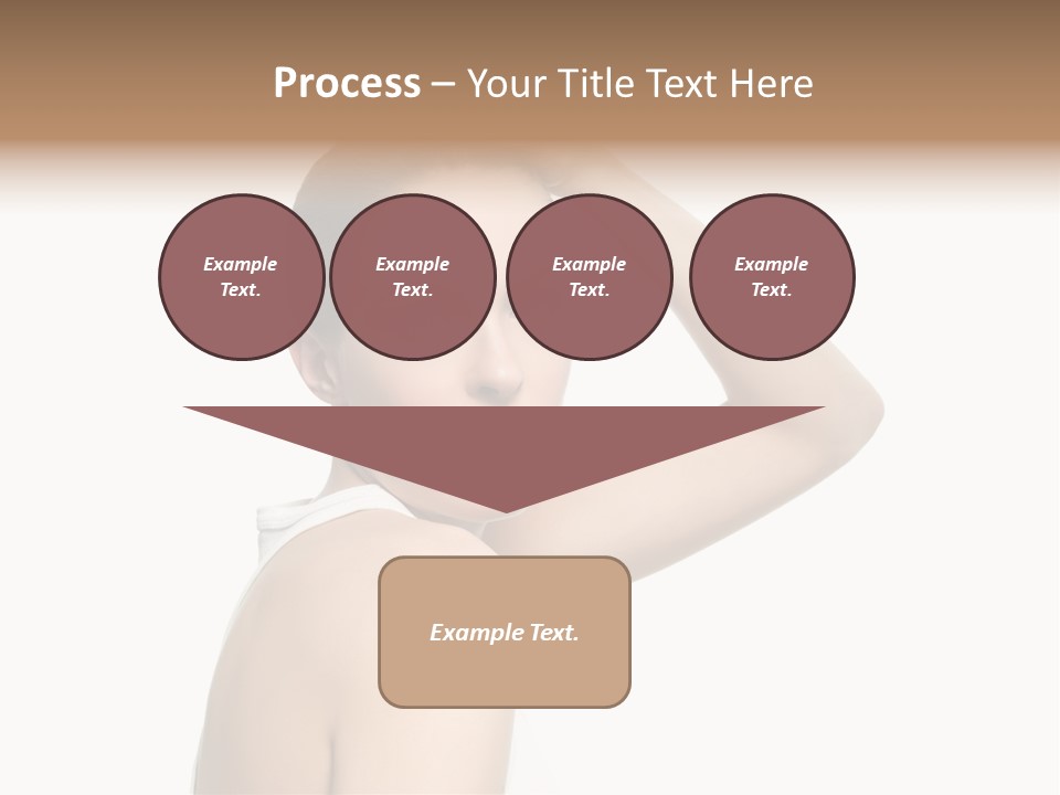 Charming Hand Background PowerPoint Template