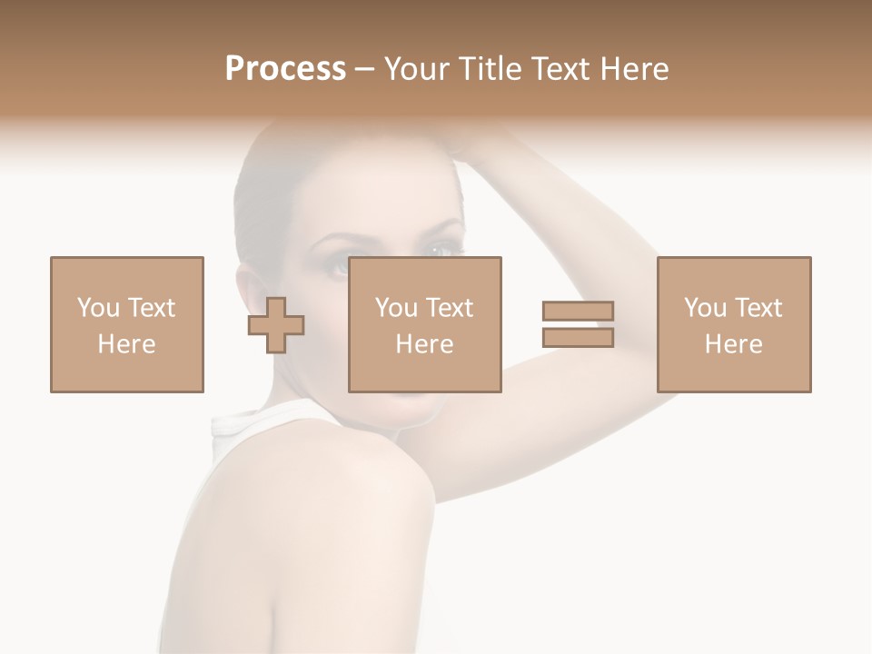 Charming Hand Background PowerPoint Template