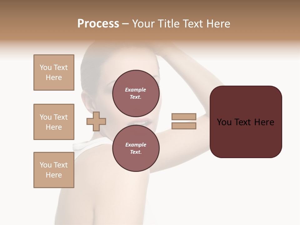 Charming Hand Background PowerPoint Template
