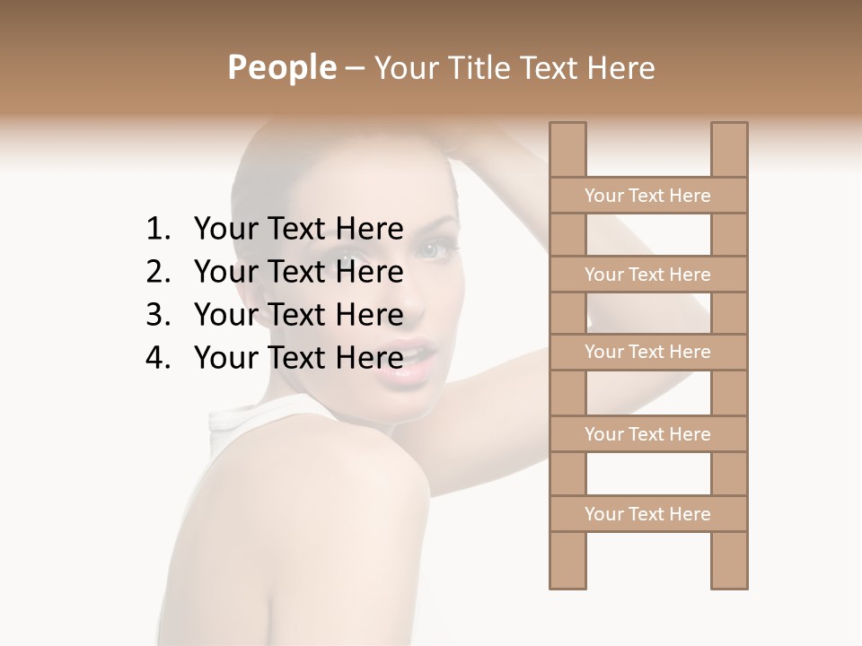 Charming Hand Background PowerPoint Template