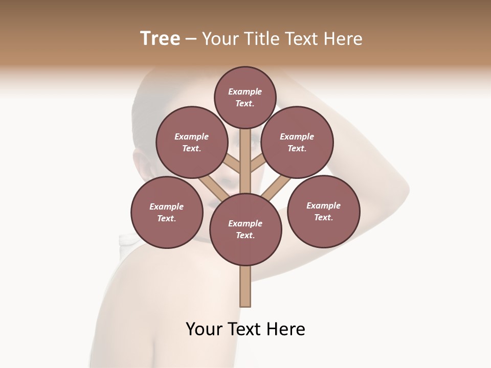 Charming Hand Background PowerPoint Template