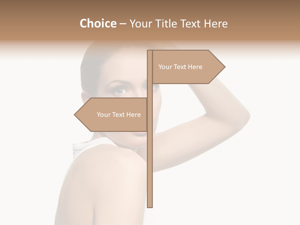 Charming Hand Background PowerPoint Template