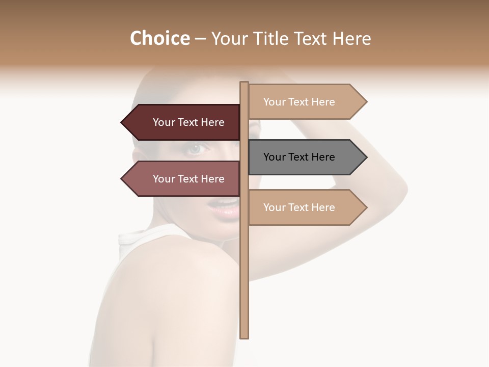 Charming Hand Background PowerPoint Template