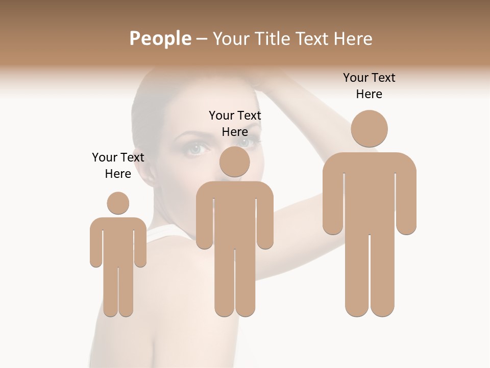 Charming Hand Background PowerPoint Template