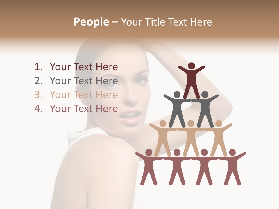 Charming Hand Background PowerPoint Template