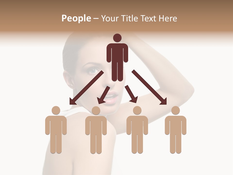 Charming Hand Background PowerPoint Template