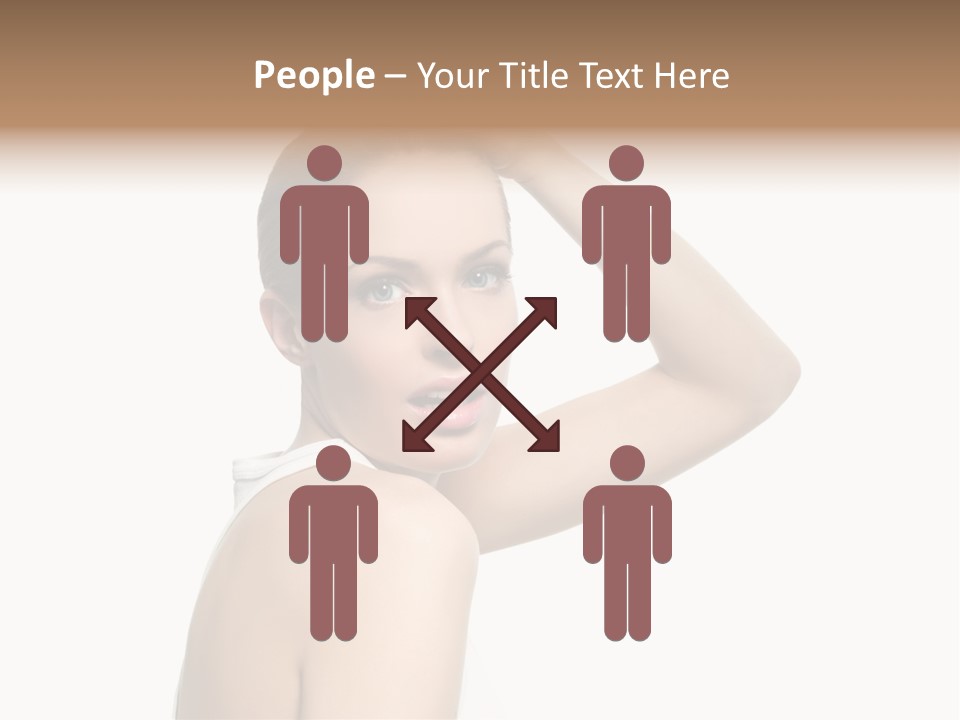 Charming Hand Background PowerPoint Template